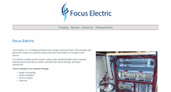 Desktop Screenshot of focuselectricinc.com