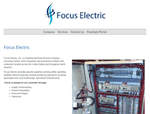 Tablet Screenshot of focuselectricinc.com